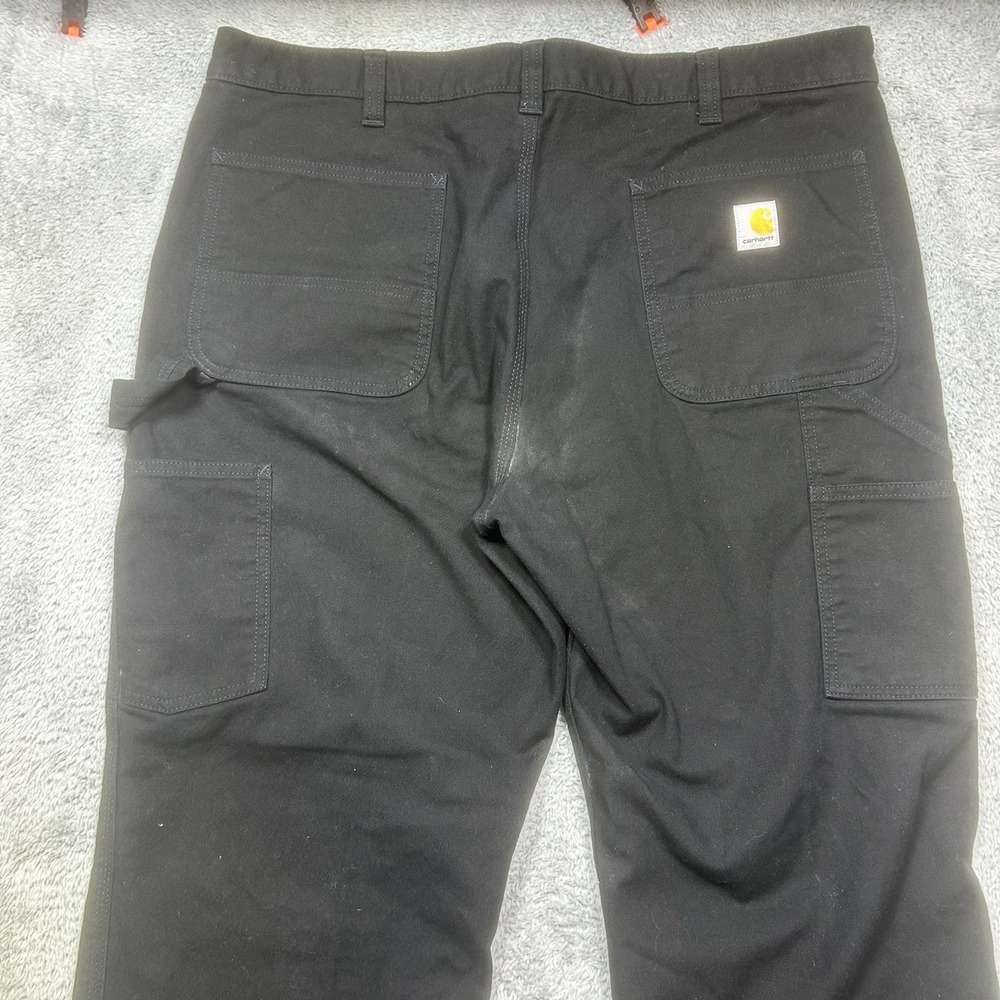 Carhartt Pants Mens 40x32 Black Work Carpenter Rugged Flex Relaxed 103279 BLK - Picture 5 of 16